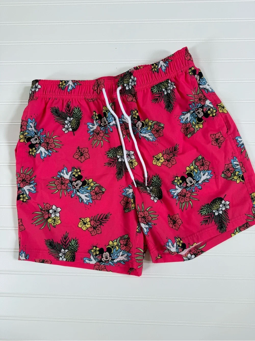 Disney Pink Tropical Mickey Swim Shorts